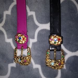 Doppia Vita Italian womens belts